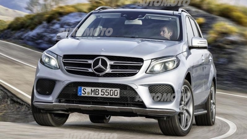 Mercedes GLE: con il restyling la ML cambia nome e diventa anche plug-in