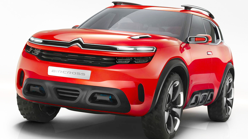 Citroen Aircross concept: un futuro SUV plug-in in salsa Cactus