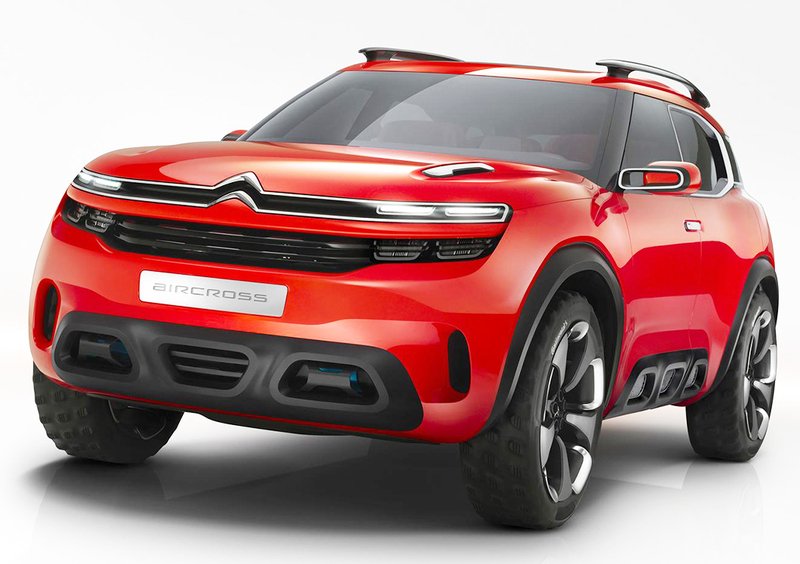 Citroen Aircross concept: un futuro SUV plug-in in salsa Cactus