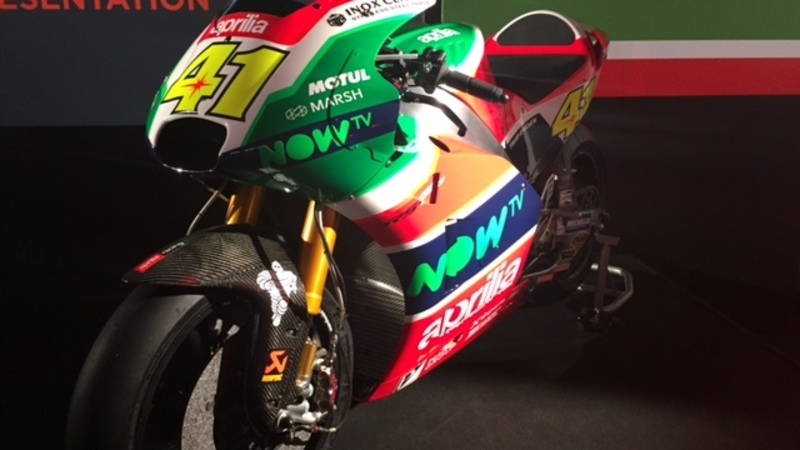 MotoGP 2017. Presentato il team Aprilia