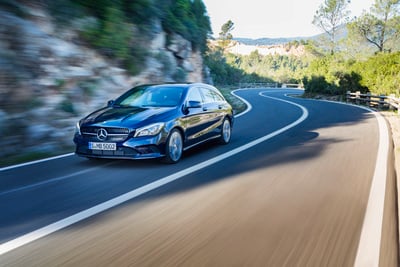 Mercedes CLA Shooting Brake, un&#039;auto alla Settimana della Moda