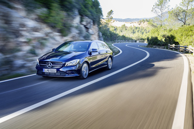 Mercedes CLA Shooting Brake, un&#039;auto alla Settimana della Moda