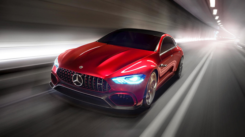 Mercedes-AMG GT Concept, ibrida da 805 CV al Salone di Ginevra 2017