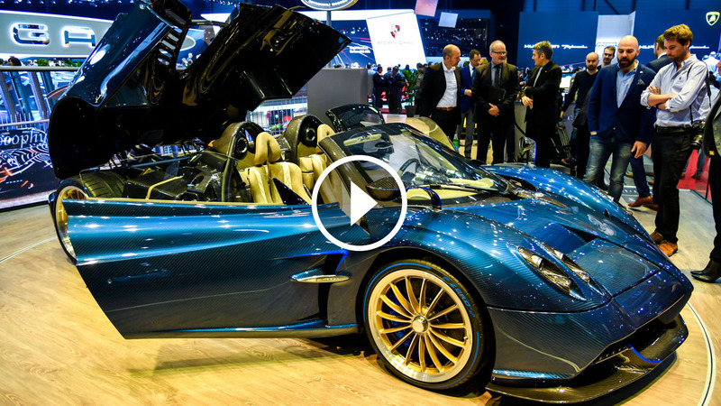 Pagani Huayra Roadster, la videorecensione al Salone di Ginevra 2017 [Video]