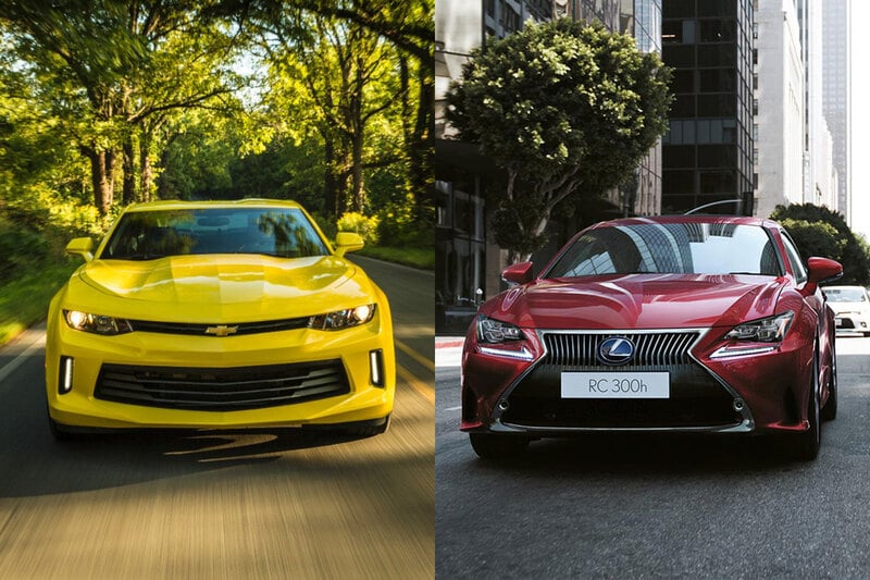 Quale comprare, Confronto: Lexus RC 300h Vs Chevrolet Camaro 2.0 Turbo