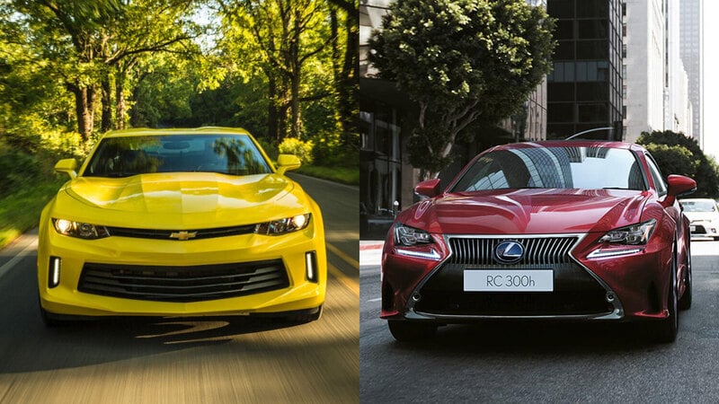 Quale comprare, Confronto: Lexus RC 300h Vs Chevrolet Camaro 2.0 Turbo