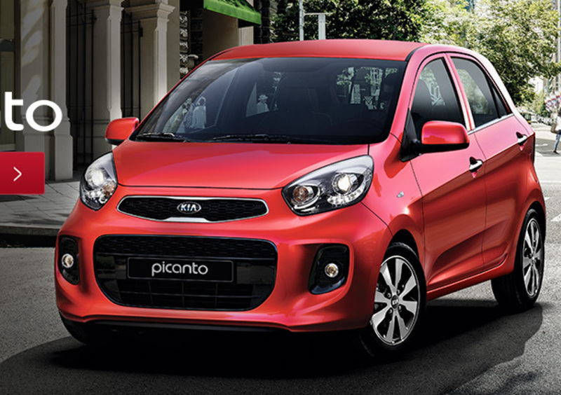 Kia Picanto a 9250 &euro; o 95 &euro;/mese