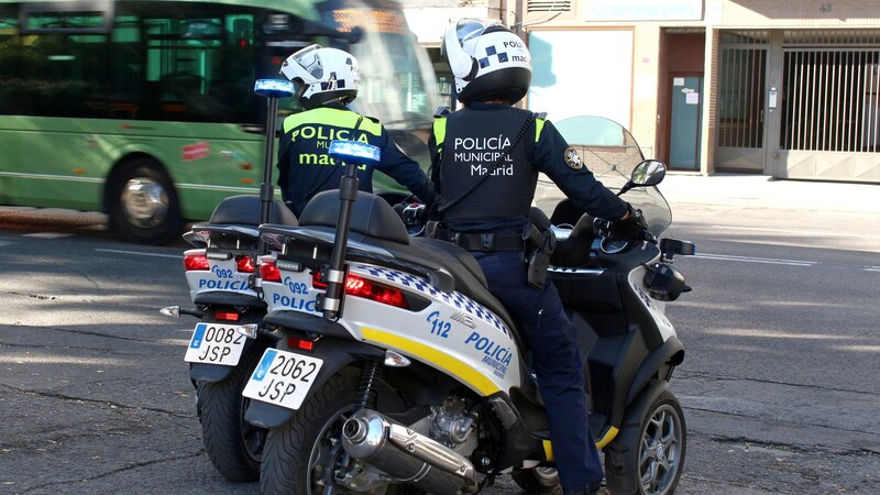 160 Piaggio MP3 alla polizia di Madrid