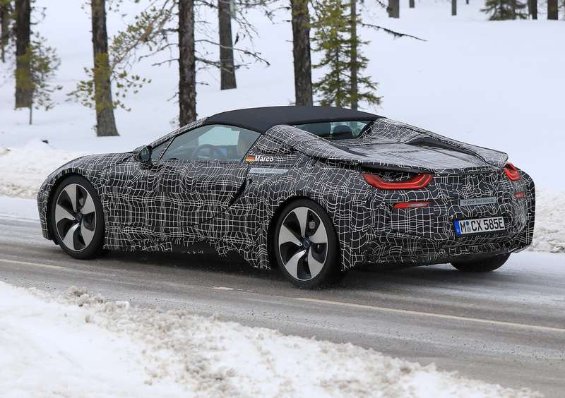 Nuova i8 Spyder: ecco le immagini della BMW scoperta attesa per il 2018