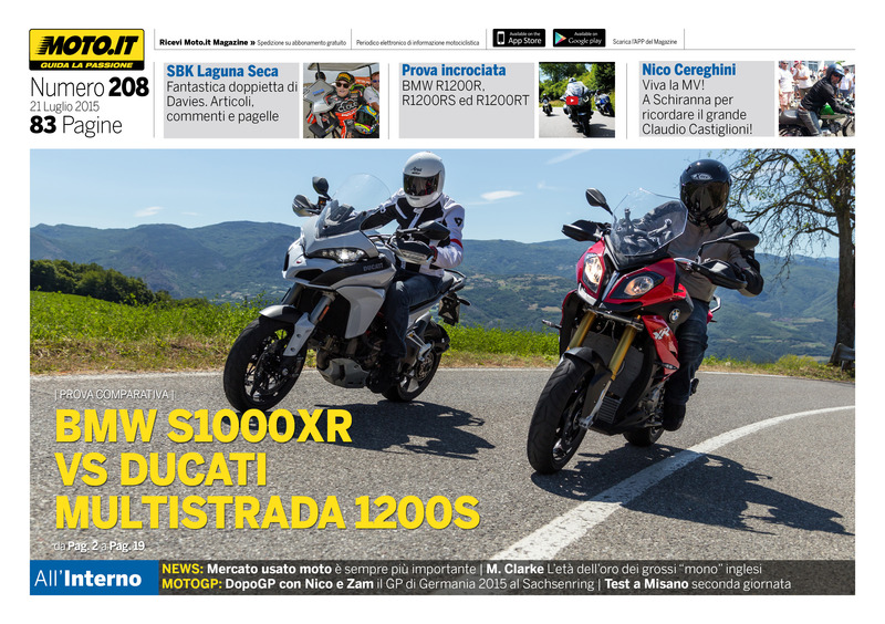 Magazine n&deg;208, scarica e leggi il meglio di Moto.it 