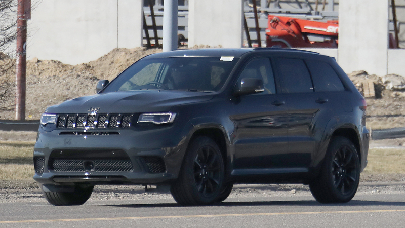 Jeep Grand Cherokee TrackHawk: prime foto senza veli