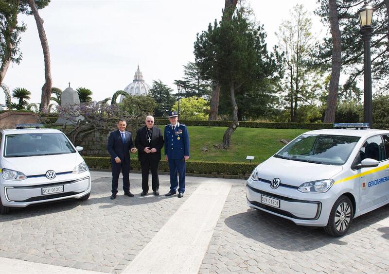 Volkswagen e-up! alla Gendarmeria Vaticana