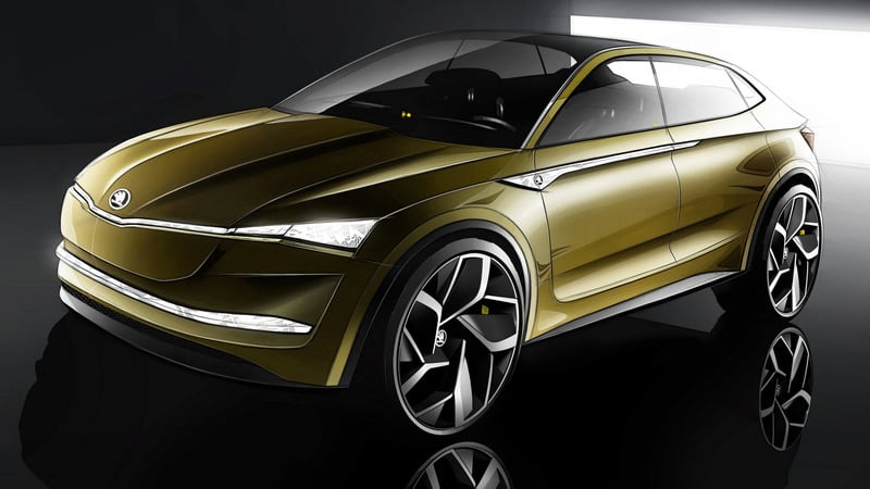 Skoda Vision E concept, le prime immagini