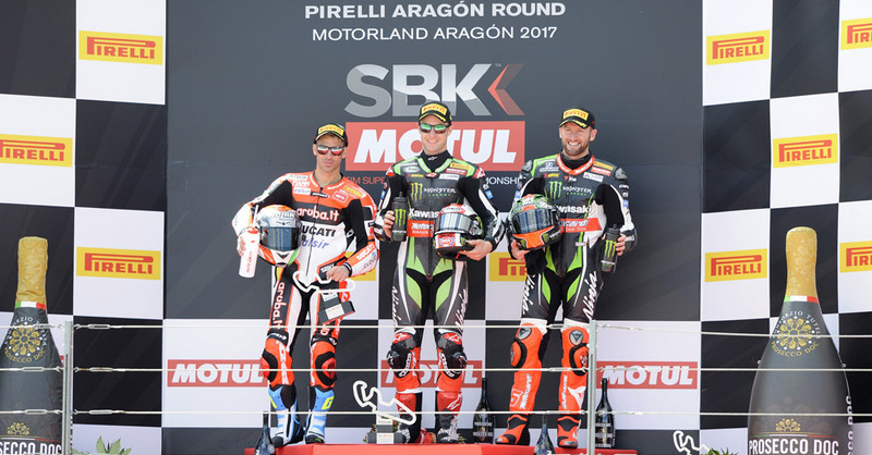 SBK. Jonathan Rea vince Gara-1 ad Arag&oacute;n