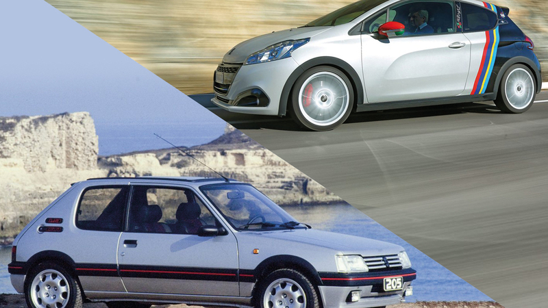 Confronto Heritage, Peugeot: 205 GTi Vs 208 GTi