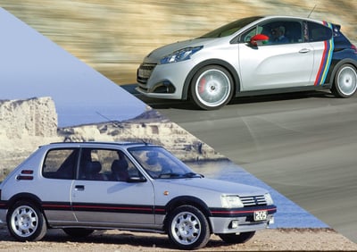 Confronto Heritage, Peugeot: 205 GTi Vs 208 GTi