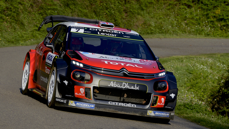 WRC17 Tour de Corse Day 1. Meeke (Citroen) scatenato. Gli resiste solo Ogier