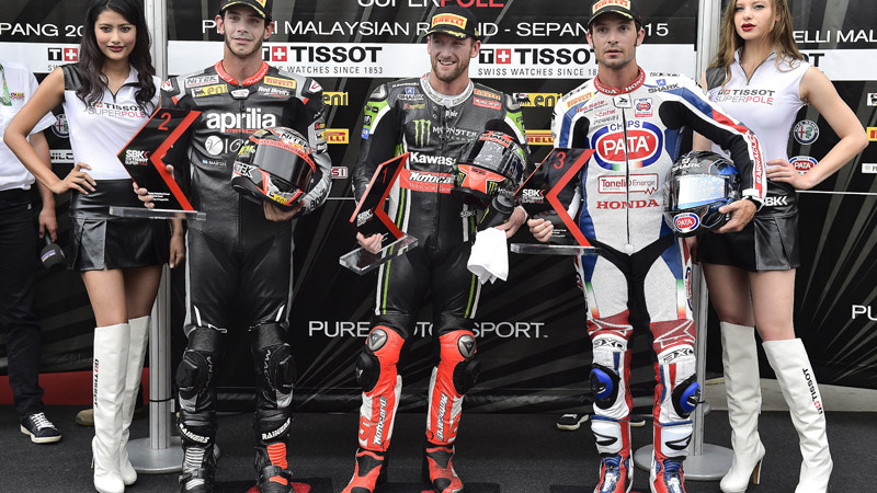 SBK 2015, Sepang. I primi quattro della Superpole