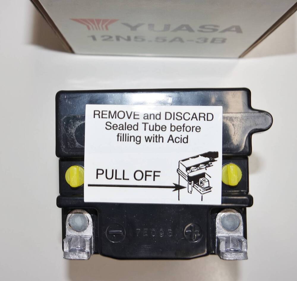 Batteria per RD350LC Yuasa (4)