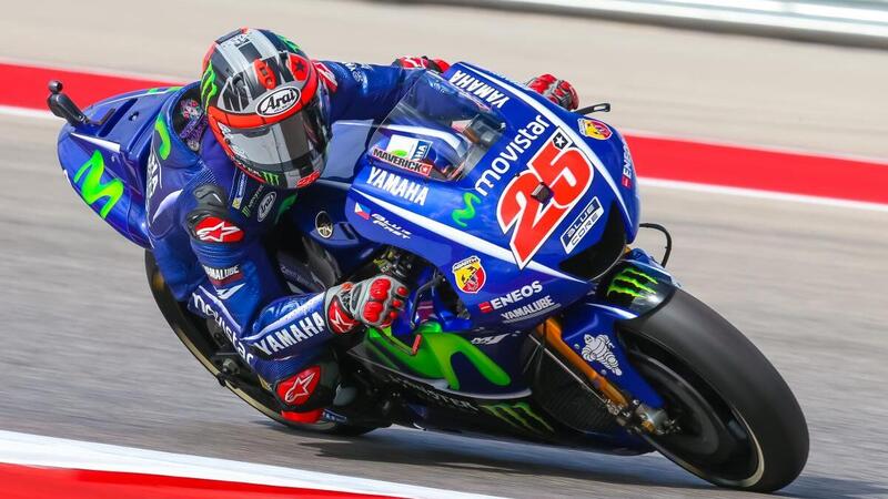 MotoGP 2017. Miglior tempo di Vinales nelle FP3 ad Austin