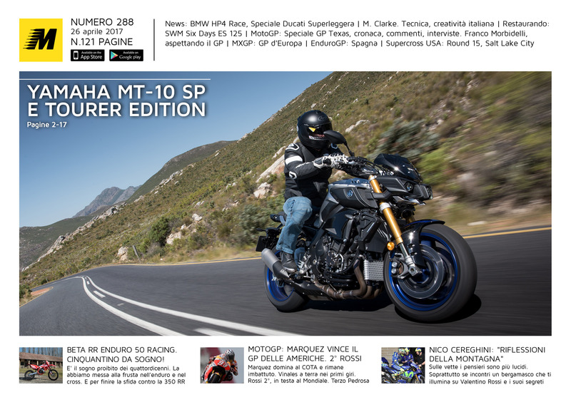 Magazine n&deg;288, scarica e leggi il meglio di Moto.it 