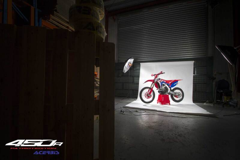 Acerbis: full kit e plastic kit Patriot per Honda CRF450R