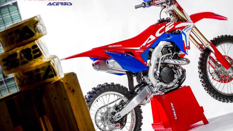 Acerbis: full kit e plastic kit Patriot per Honda CRF450R