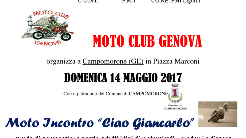 Il 14 maggio per Giancarlo Daneu