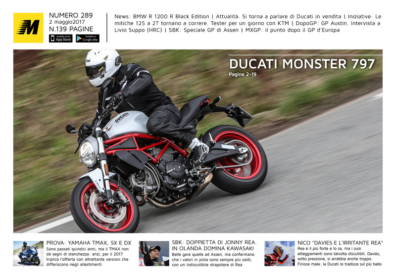 Magazine n&deg;289, scarica e leggi il meglio di Moto.it 