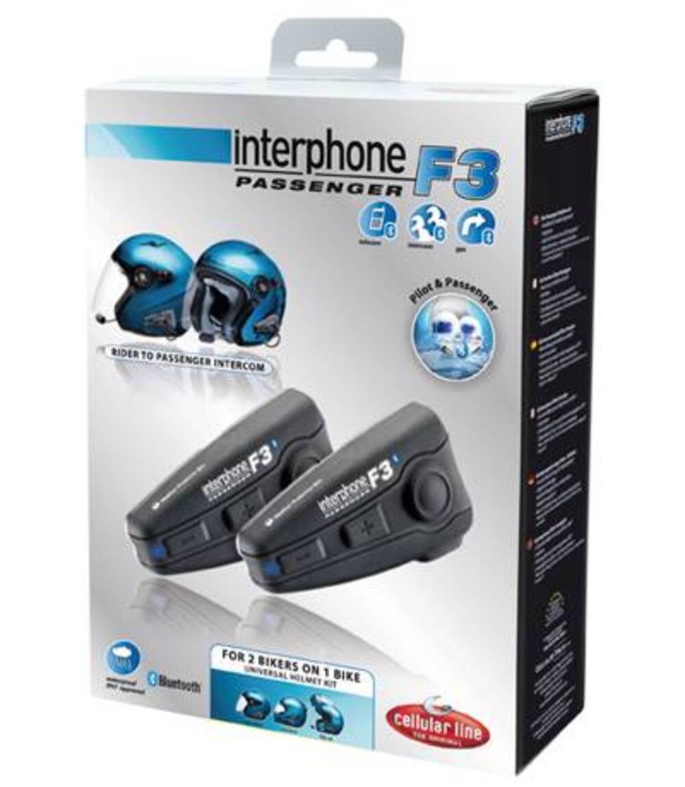 INTERFONO BLUETOOTH F3 Cellular Line