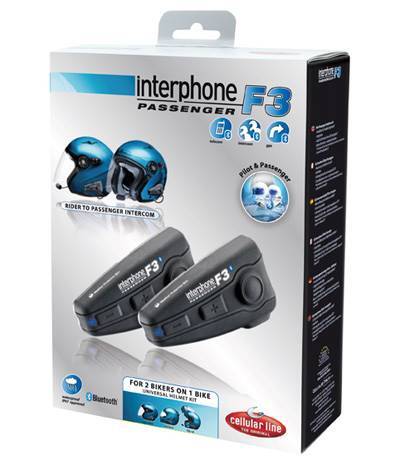 INTERFONO BLUETOOTH F3 Cellular Line