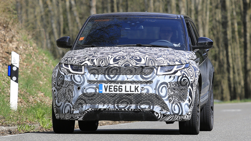 Range Rover Evoque: le foto spia