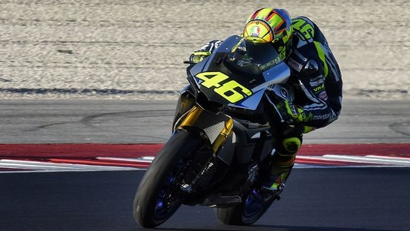 Valentino Rossi al Mugello sulla Yamaha R1