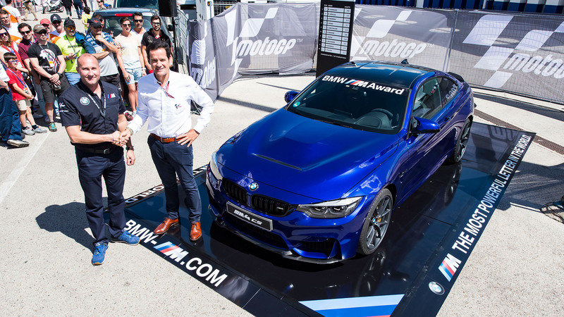 MotoGP 2017, il migliore in qualifica vince una BMW M4 CS